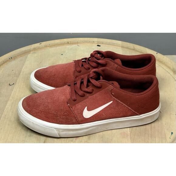 Nike SB Portmore GS 725108 602 Red Sneaker‎ Boys 5 Youth Skateboarding Shoe - Picture 8 of 8